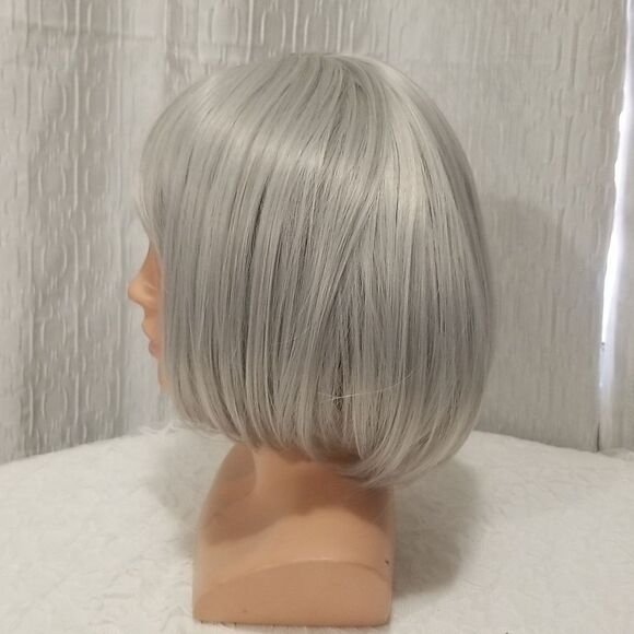 REECHO 11" Short Bob Wig with bangs Synthetic Hair - Picture 6 of 8